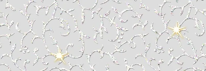 Transparentpapier "White Line Glitter" DIN A4 - 25 Blatt