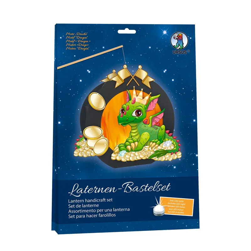 Laternenbastelset "Drache"