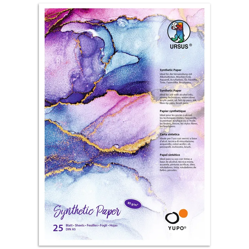 Synthetic Paper Yupo®, 85 g, DIN A5, 25 Blatt