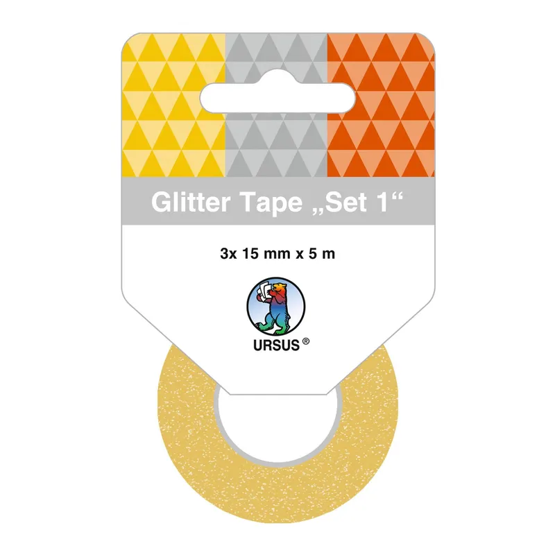 Glitter Tape Set - 3 Rollen