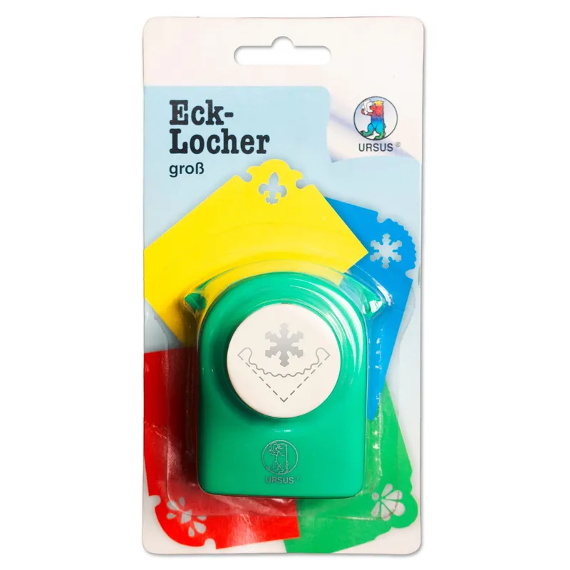 Eck-Locher "klein" Schneeflocke