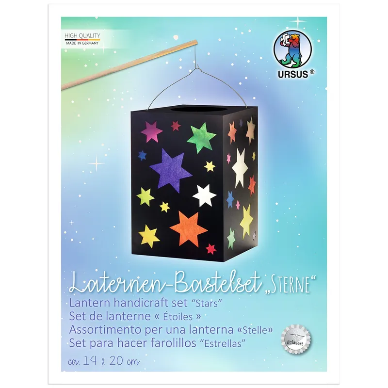 Laternenbastelset "Sterne"