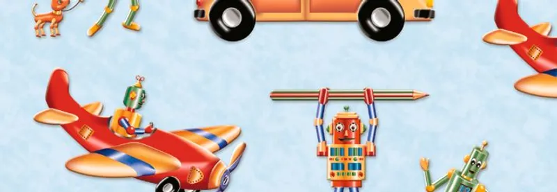 Transparentpapier "Kinderland" DIN A4 Roboter - 25 Blatt