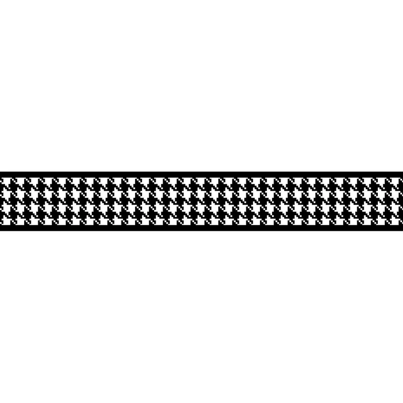 Masking Tape "Pepita" schwarz, 1 Rolle