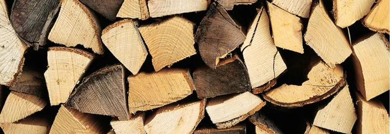Motiv-Fotokarton 49,5 x 68 cm Holzscheite