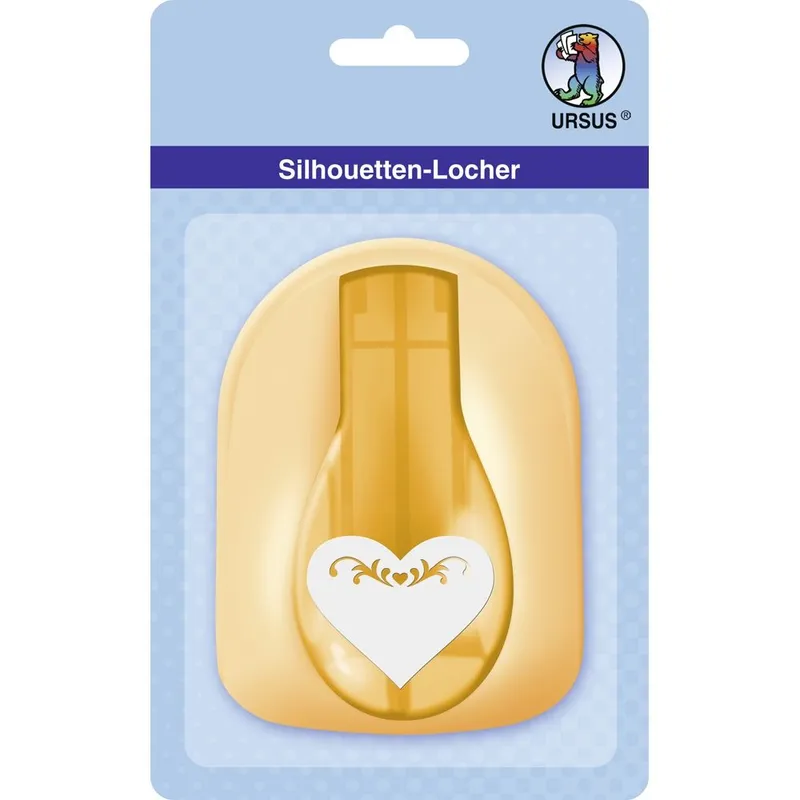 Silhouetten-Locher "groß" Tattoo Herz