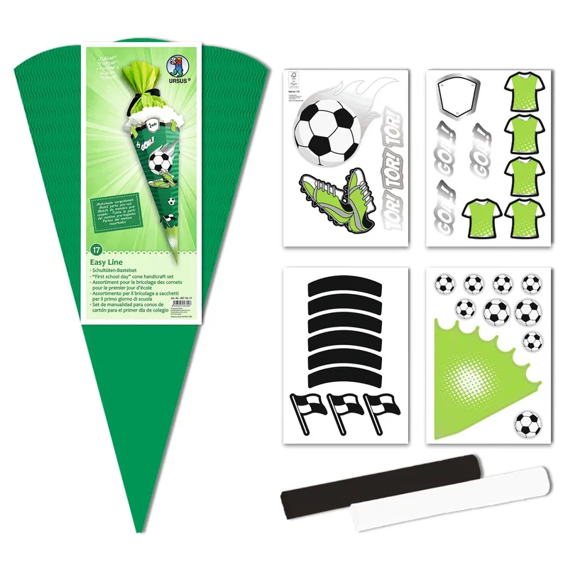 Schultüten-Bastelset Easy Line "Fußball"