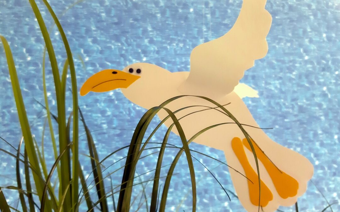 Eleganter Landanflug
