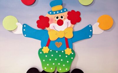 Clown beim Jonglieren