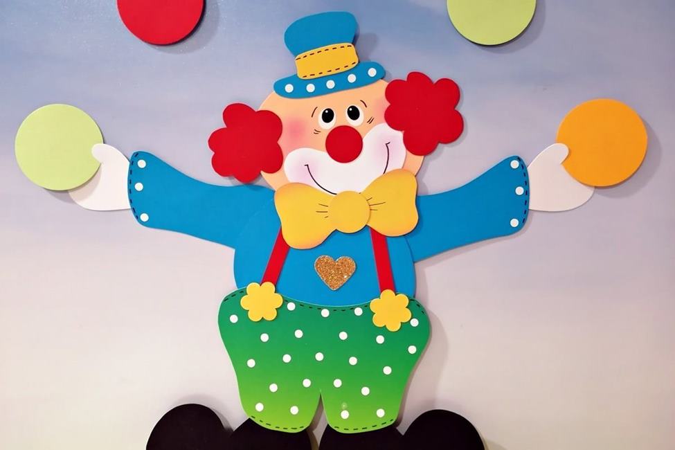 Clown für die Faschingszeit