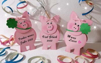 Glücksschweinchen zum Jahreswechsel