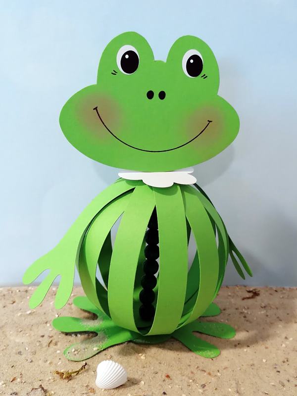 Frosch aus Paperballs