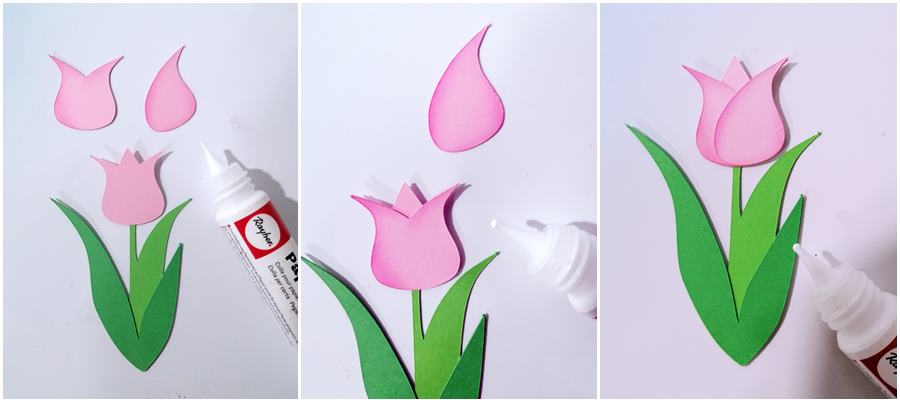 Anleitung zum Basteln von Tulpen