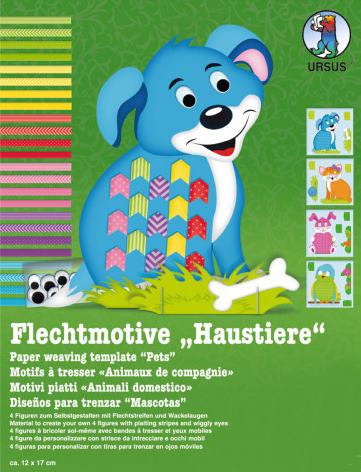 Bastelpackung mit Flechtstreifen