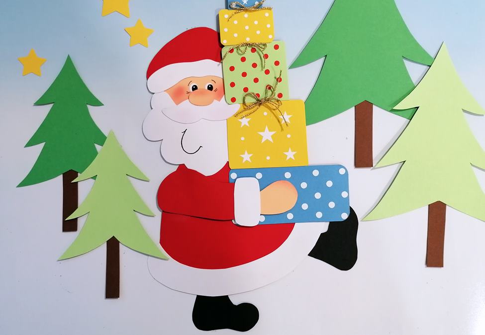 Geschenke vom Nikolaus aus Bastelpapier