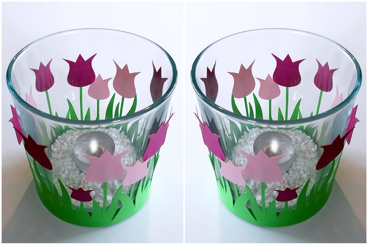 Dekorative Tulpen Bordure Fur Die Fruhlingszeit Mehr Infos Im Bei Uns Blog