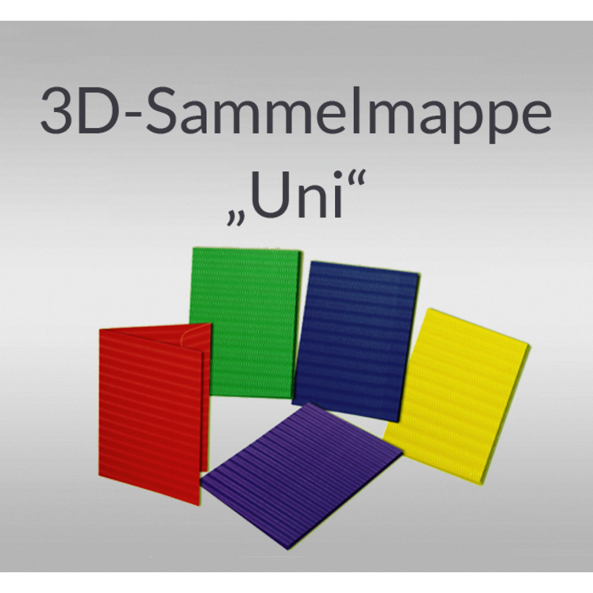 3D-Sammelmappe "Uni" DIN A3