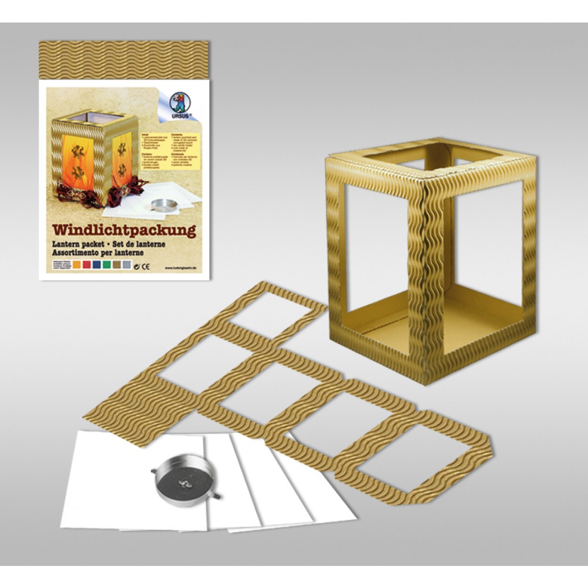 Bastelpackung Windlicht-Packung