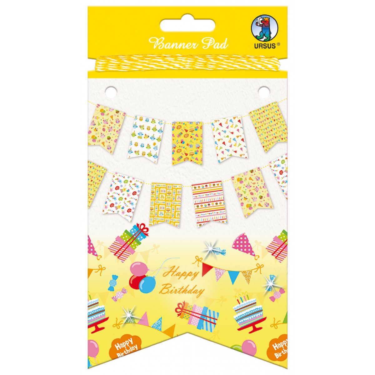 Bastelset Banner Pad "Happy Birthday"