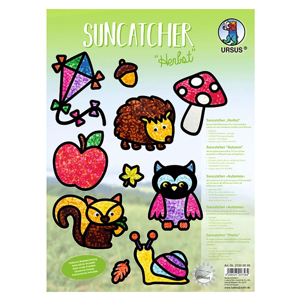 Bastelset Suncatcher "Herbst"
