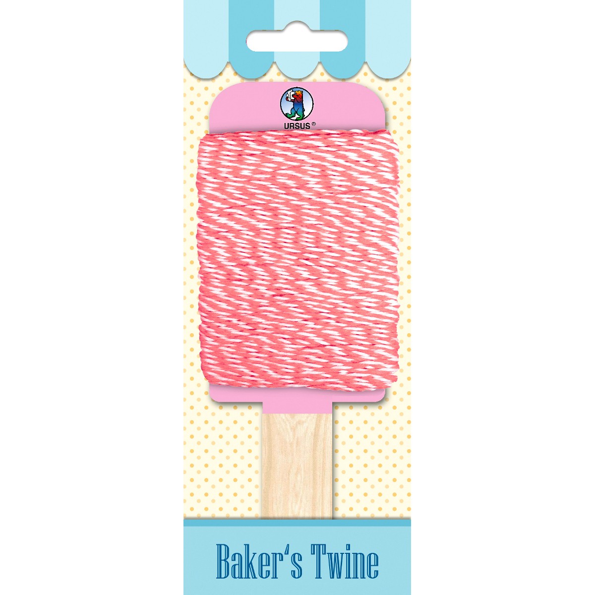 Baumwollgarn Baker's Twine rosa