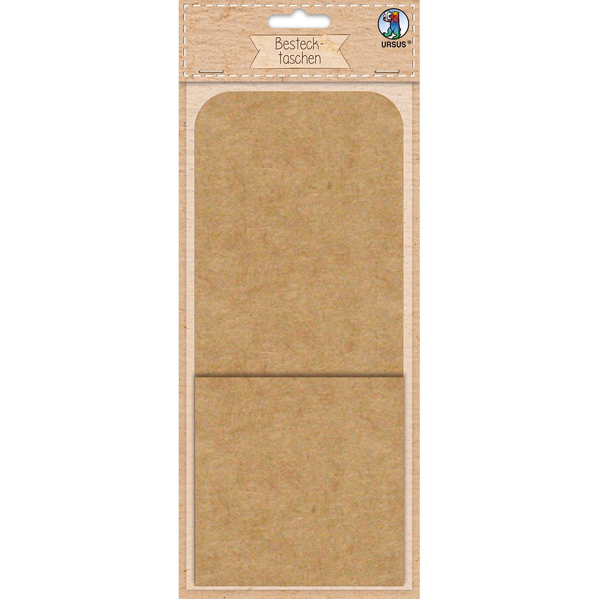 Bestecktaschen 250 g/m² aus Kraftkarton