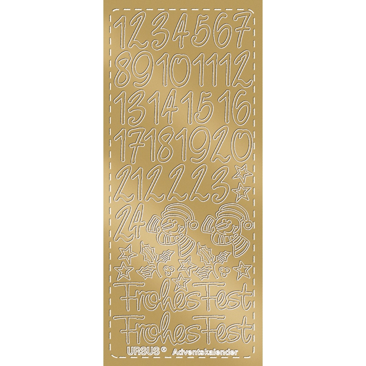 Blanko-Adventskalender "Chiara" 300 g/m²