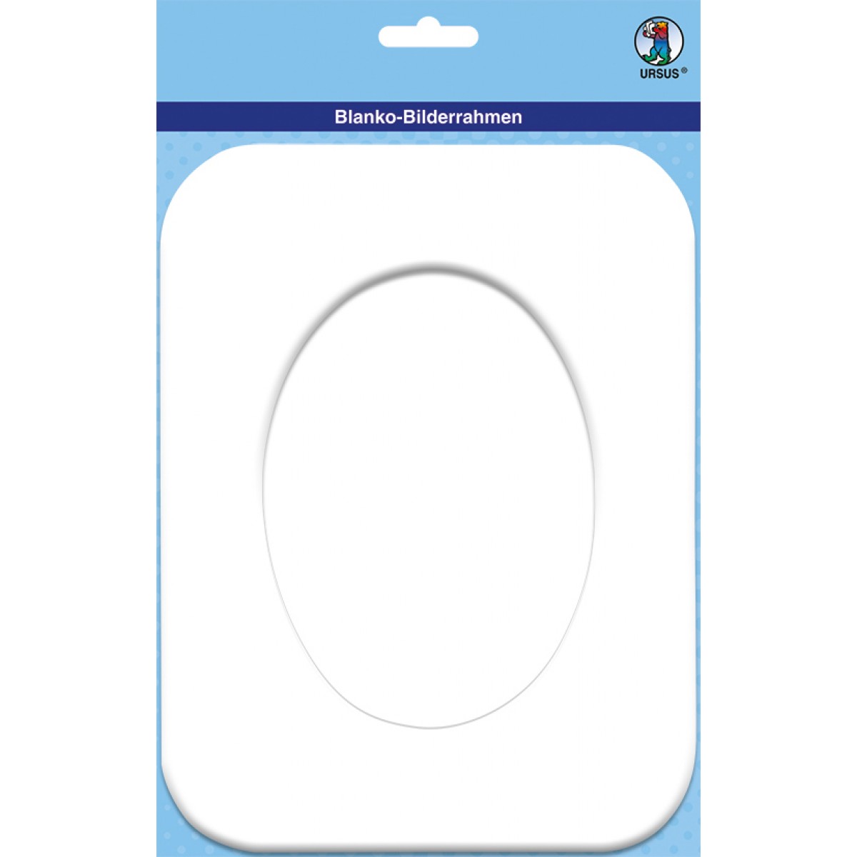 Blanko-Bilderrahmen "oval"