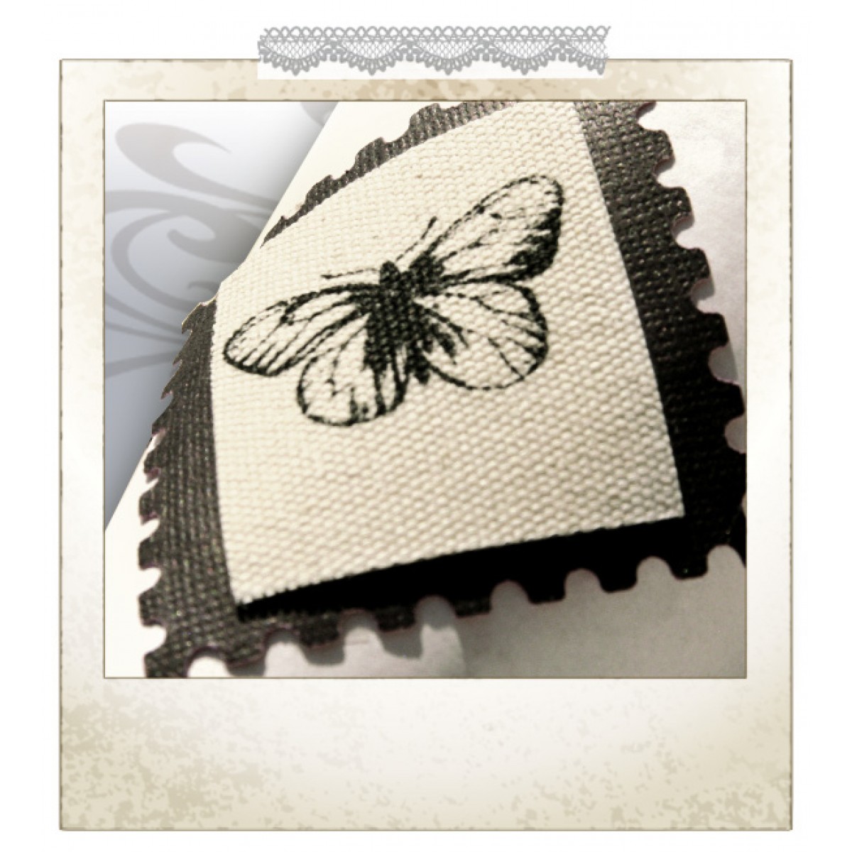 Canvas Sticker "Vintage" Motiv 01