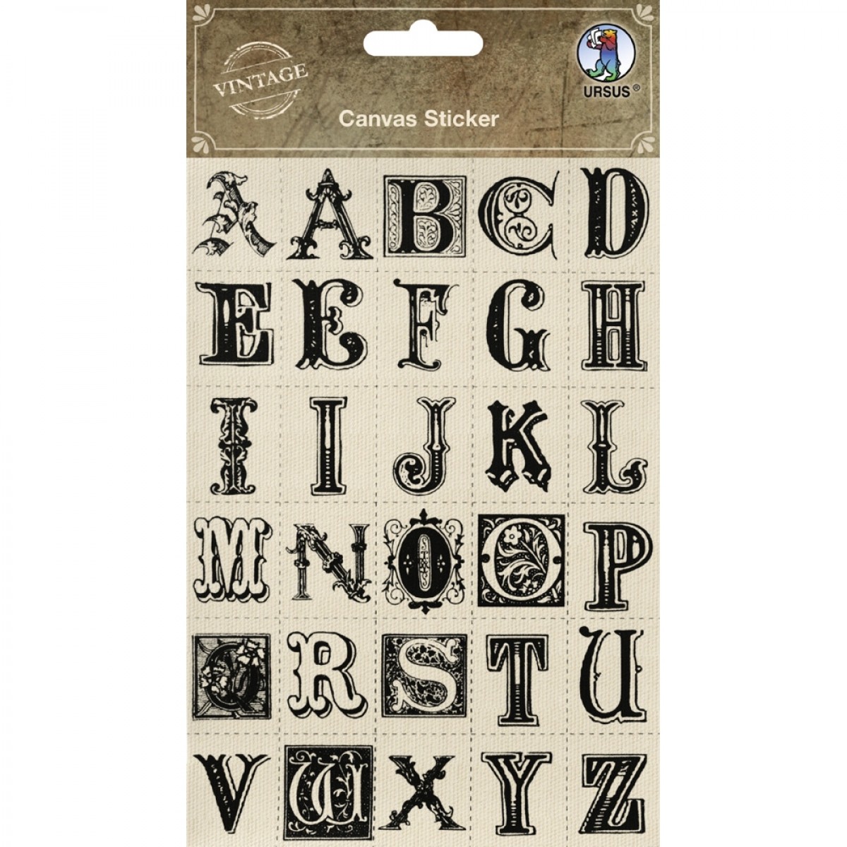 Canvas Sticker "Vintage" Motiv 02