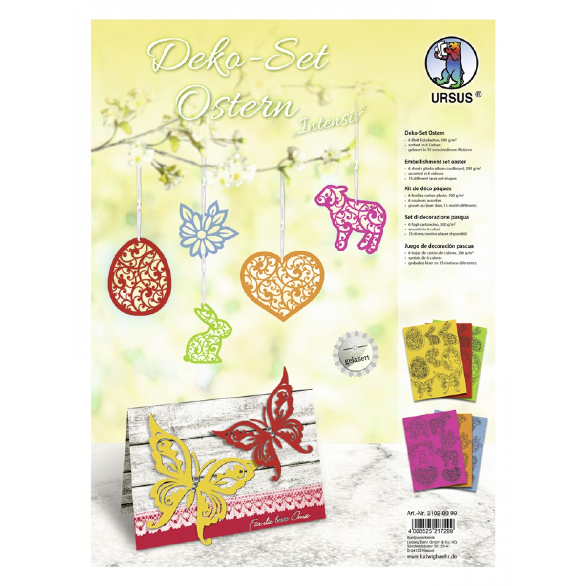 Deko Set Ostern "intensiv"