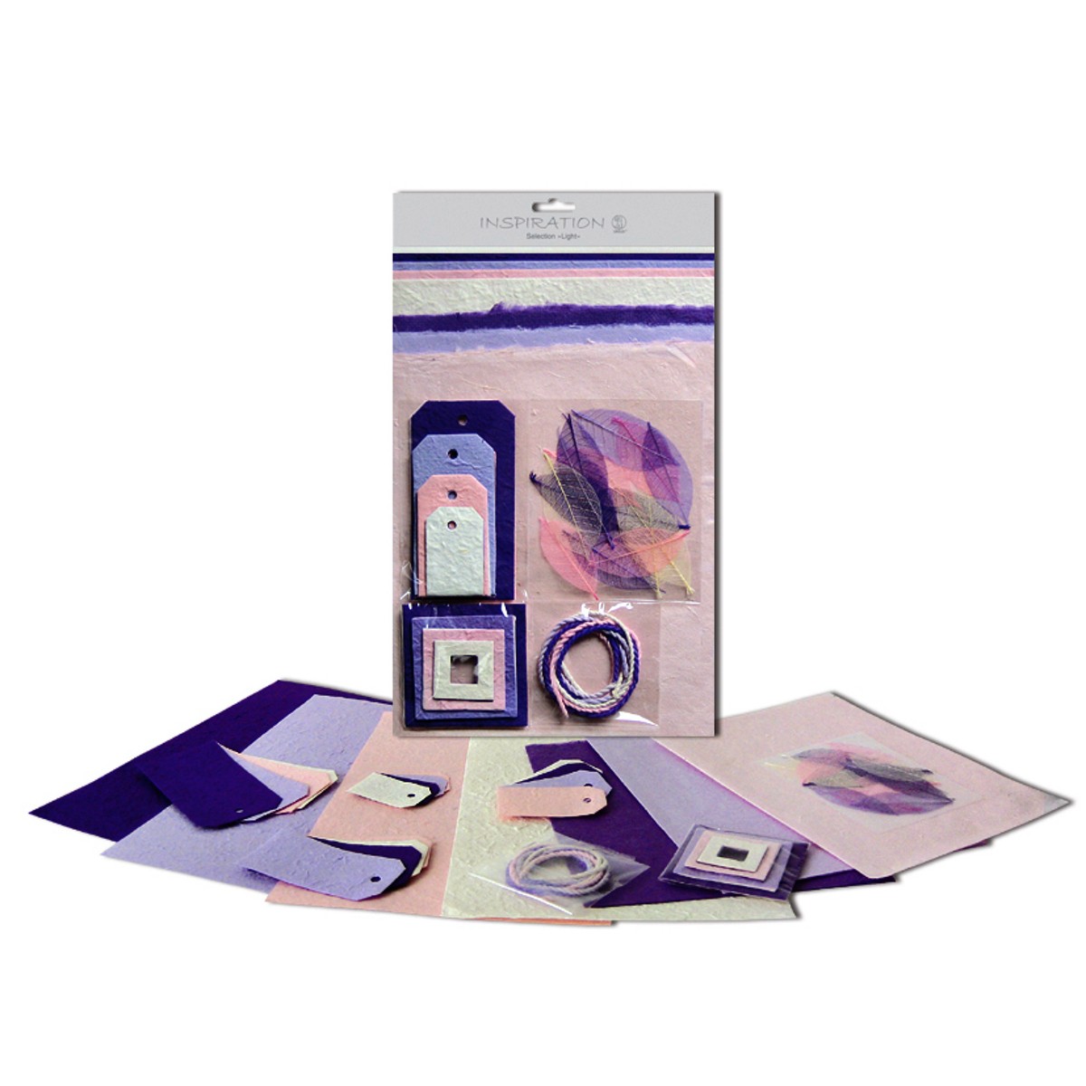 Dekoartikel Selection "Light" violett - Set