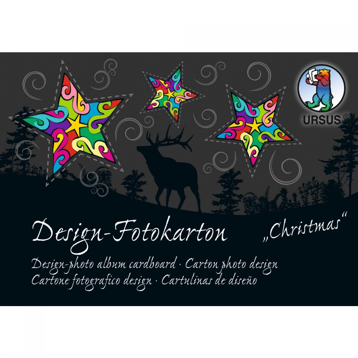 Design-Fotokarton-Block "Sonderedition Christmas" DIN A6 - 60 Blatt sortiert