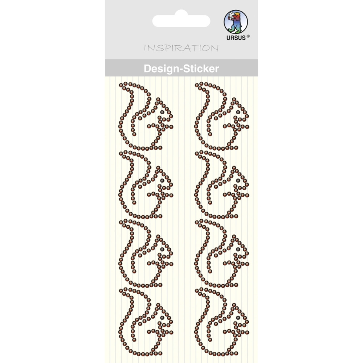 Design Sticker "Eichhörnchen" braun