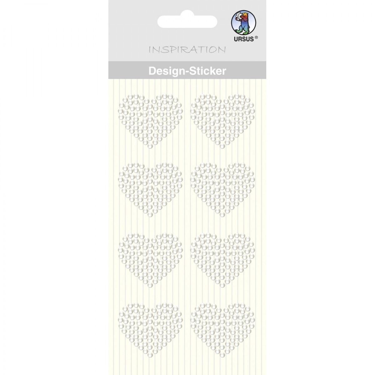 Design Sticker "Herz" transparent