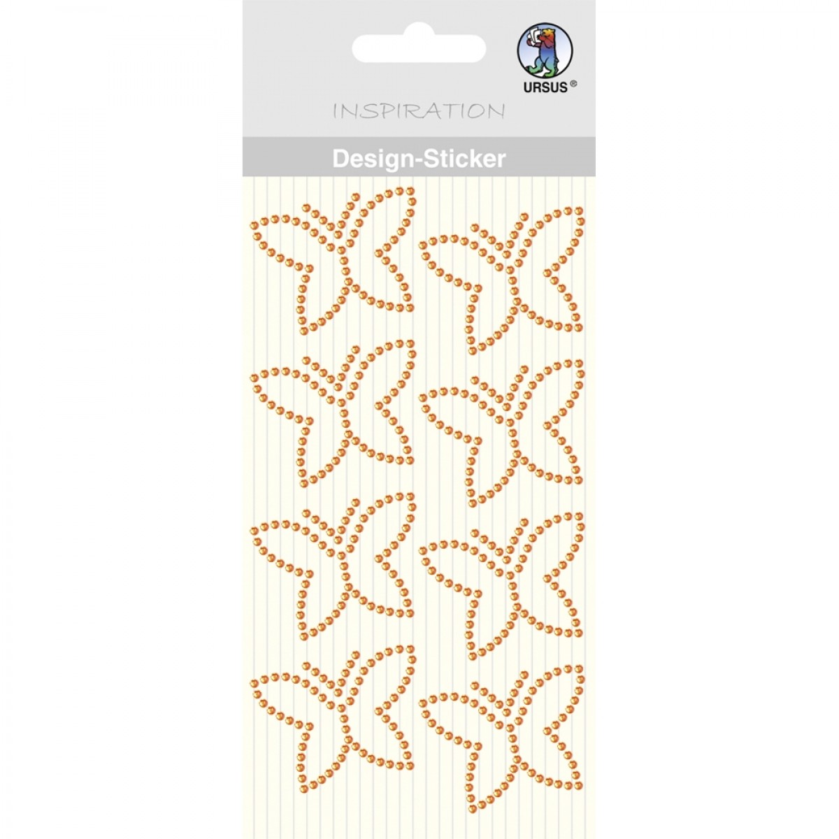 Design Sticker "Schmetterlinge" orange