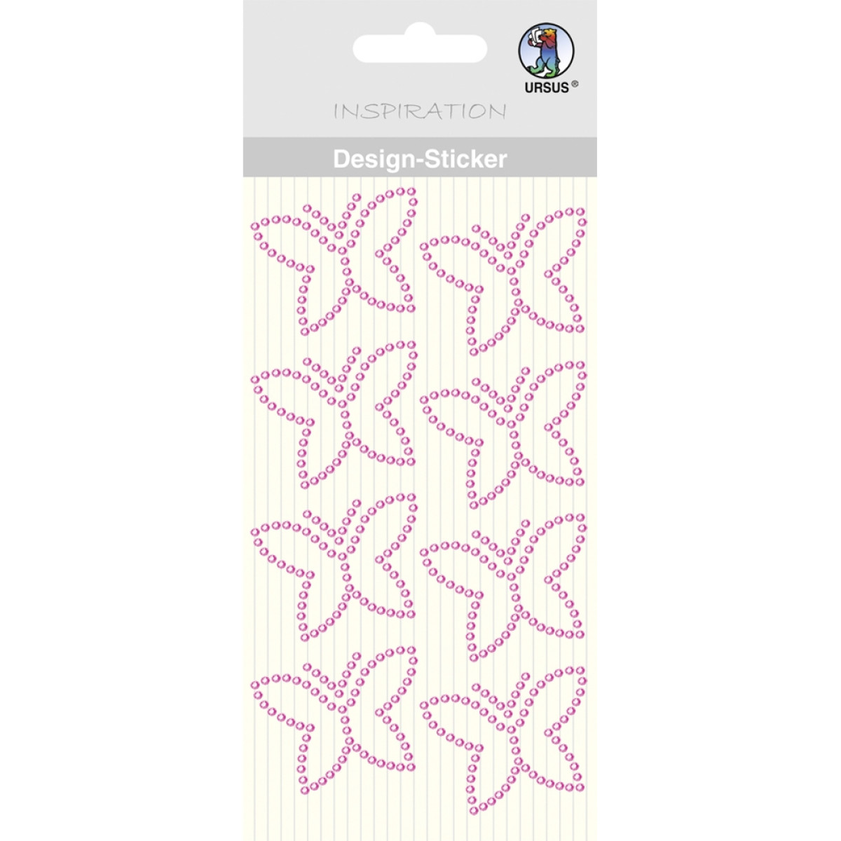 Design Sticker "Schmetterlinge" rosa