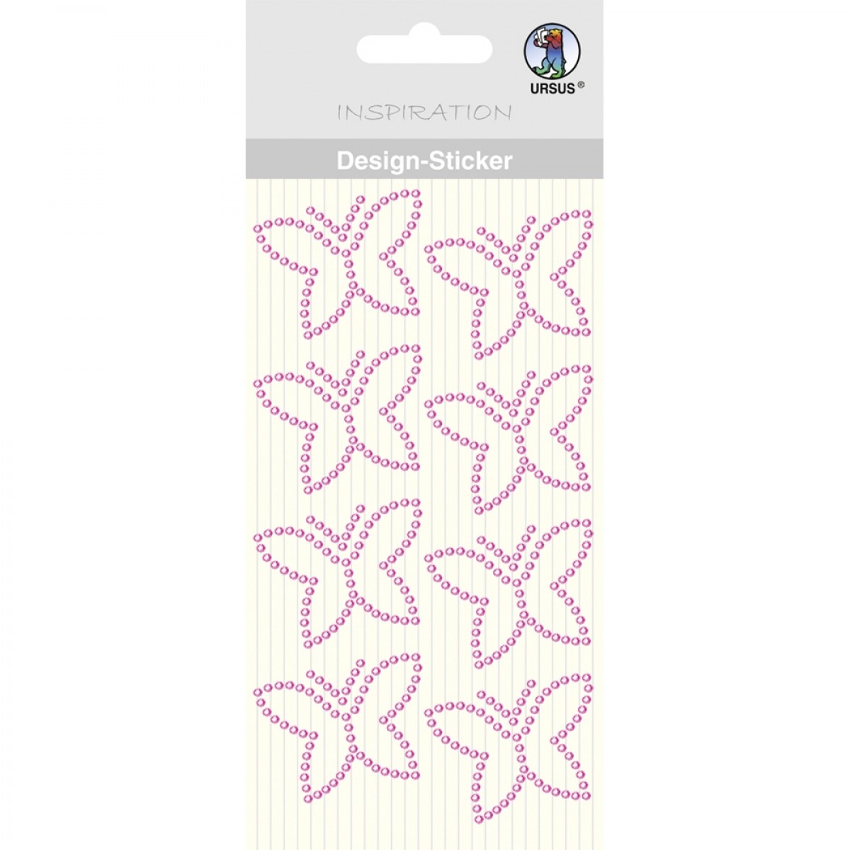Design Sticker "Schmetterlinge" rosa