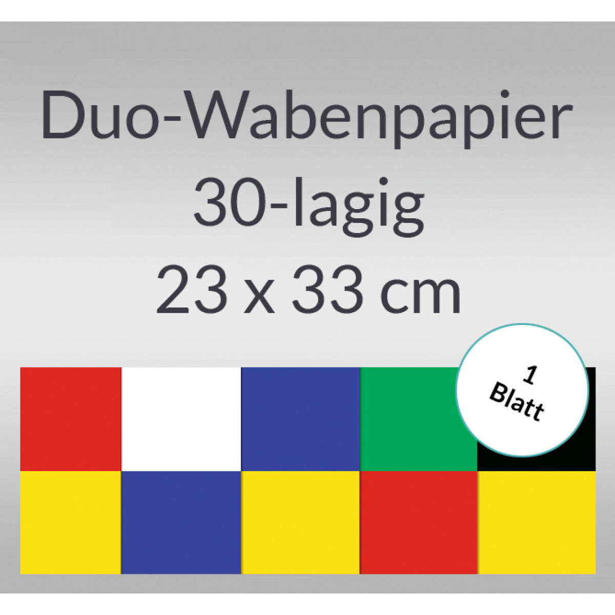 Duo-Wabenpapier 23 x 33 cm - 1 Blatt