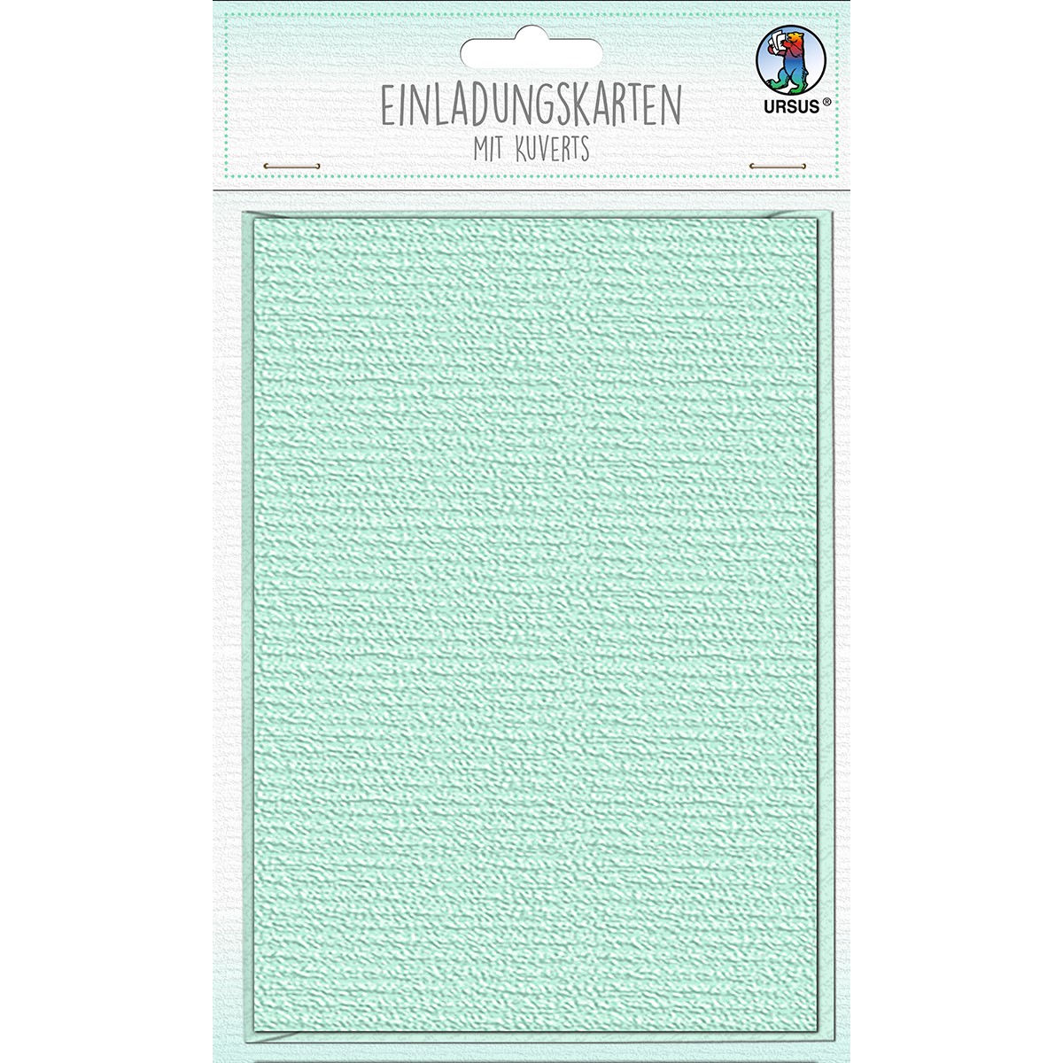 Einladungskarten Rosa Oder Mint 6 Karten 200g Qm Gefaltete 11 9 X 17 Cm Und 6 Kuverts 100 G Qm Gro Buntpapierwelt