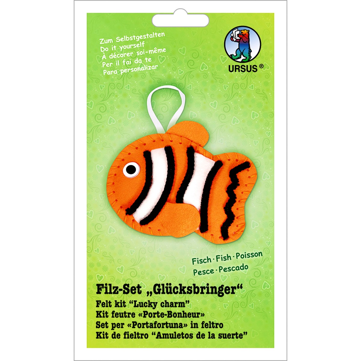 Filz-Set "Glücksbringer" Fisch
