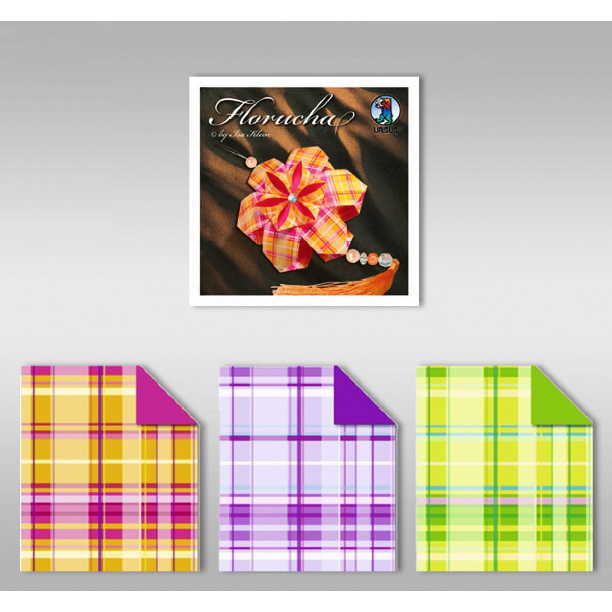Florucha "Quadri" 80 g/qm 3 Designs