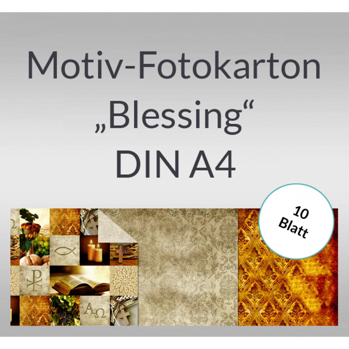 Fotokarton "Blessing" DIN A4 - 10 Blatt