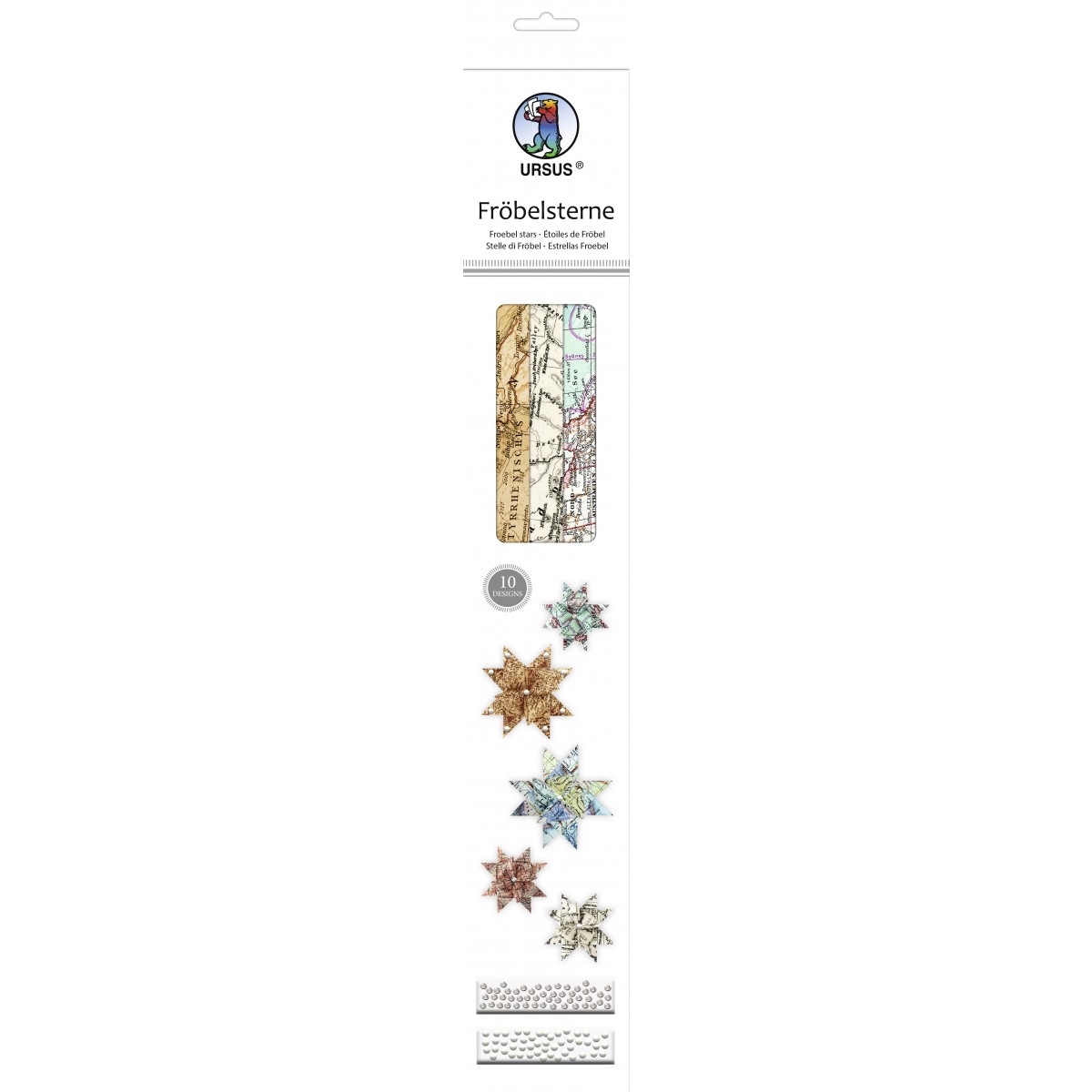 Fröbelsterne "Maps" - FSC