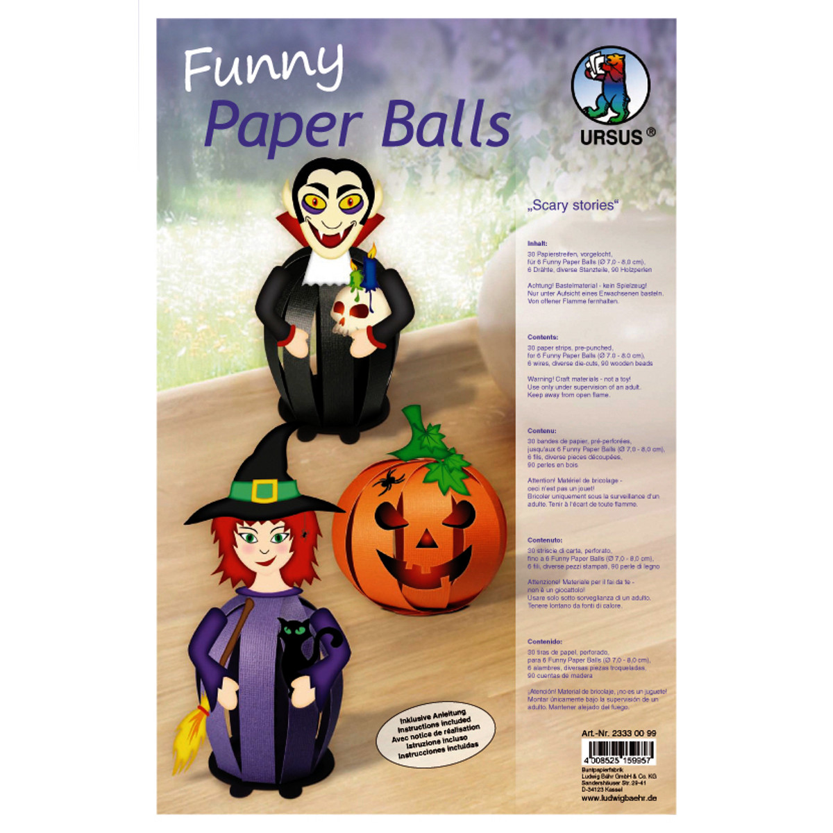 Funny Paper Balls "Scary stories"