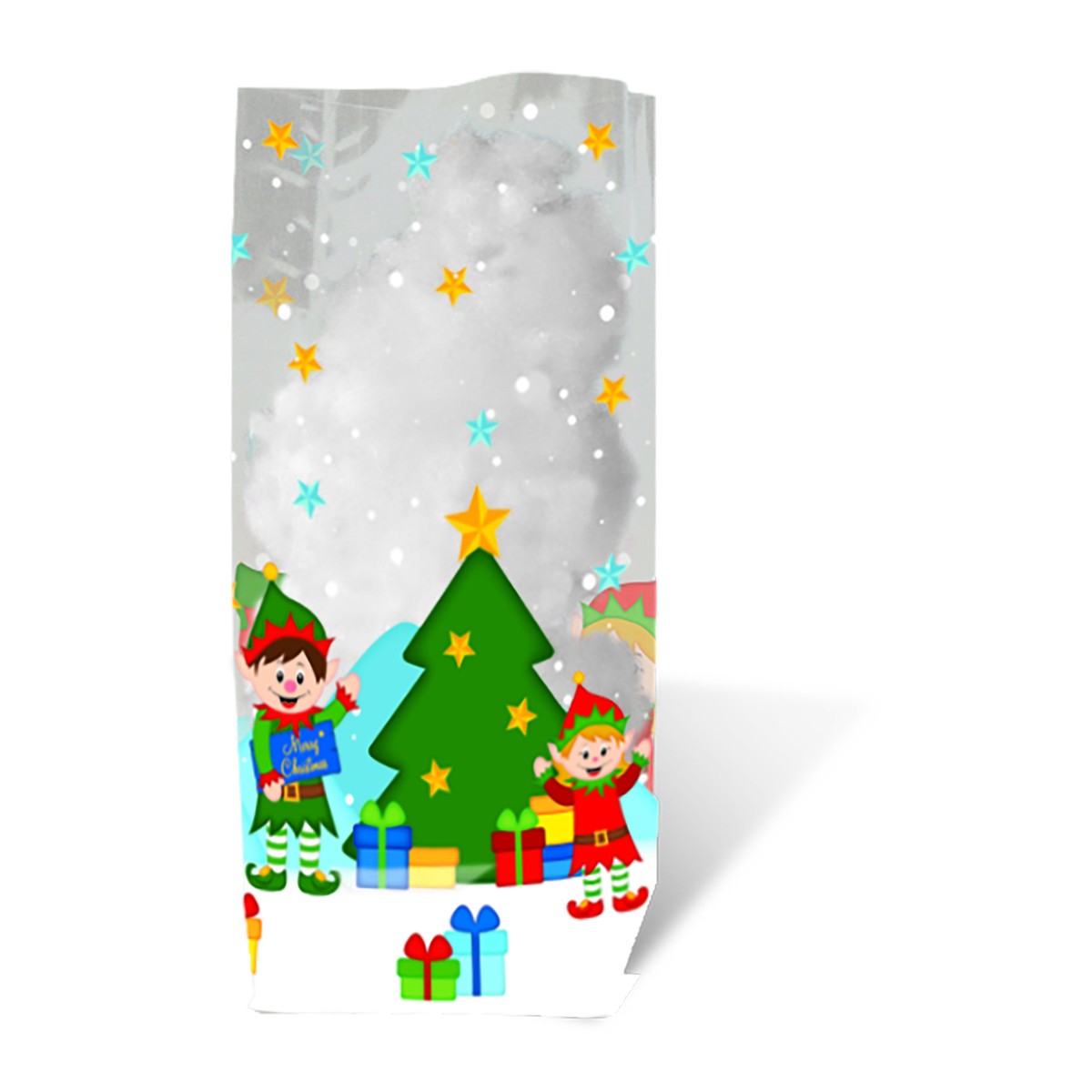Geschenk-Bodenbeutel "Wichtel" 14,5 x 23,5 cm - 10 Stück