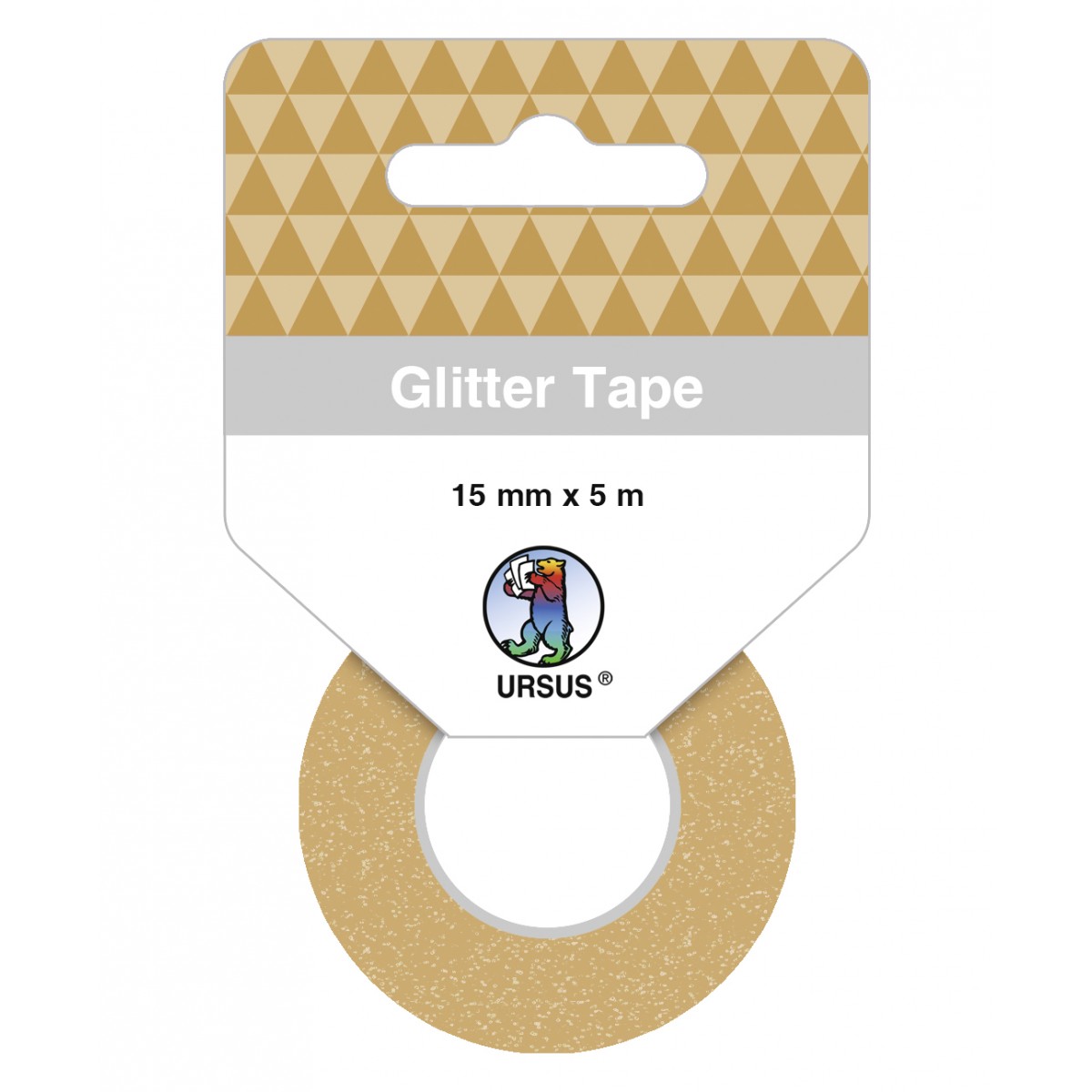 Glitter Tape champagner, selbstklebend