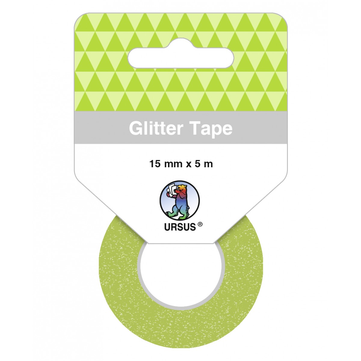 Glitter Tape hellgrün, selbstklebend