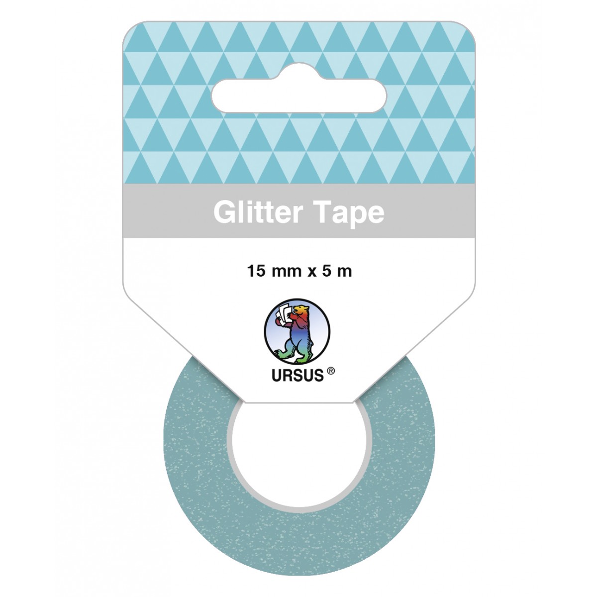 Glitter Tape himmelblau, selbstklebend