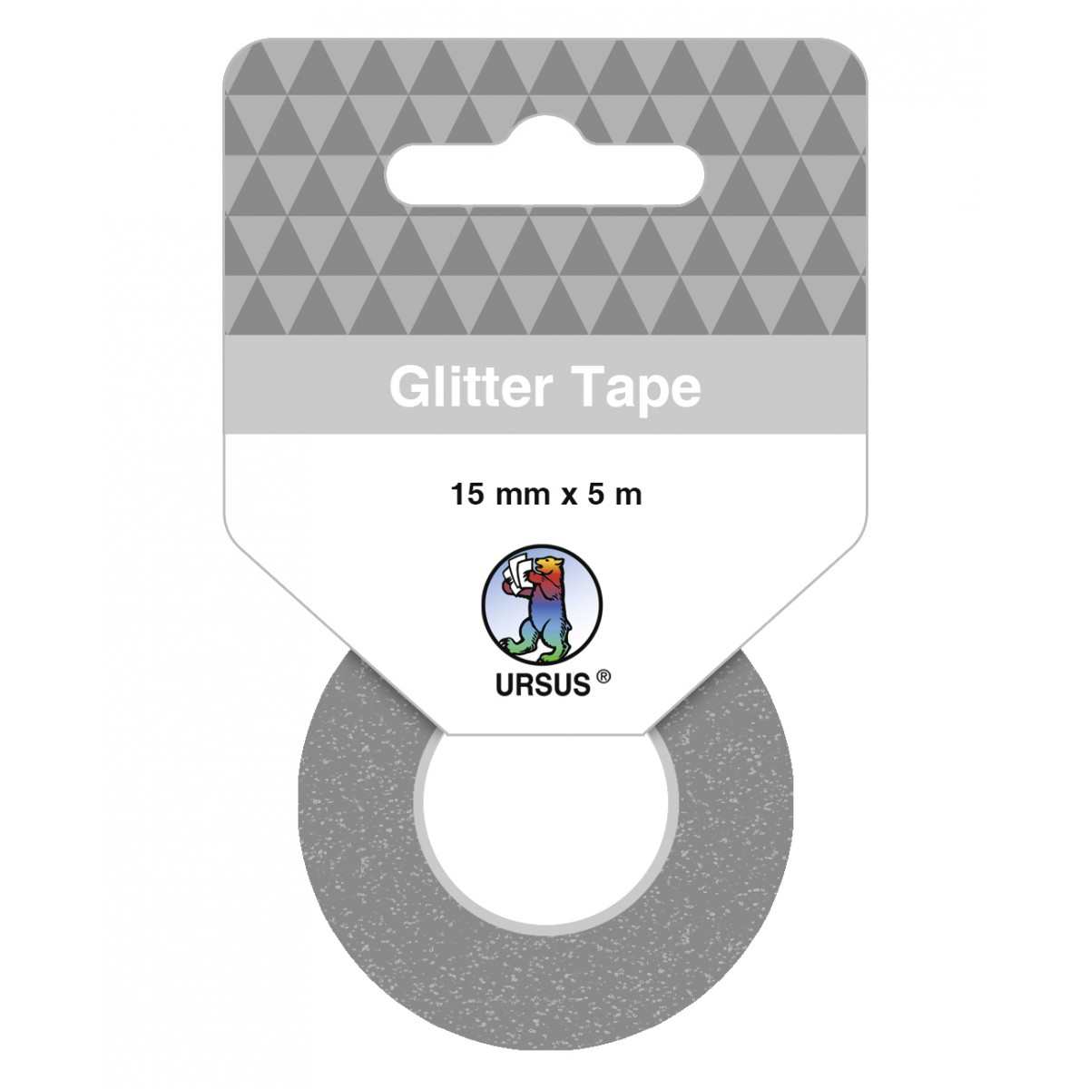 Glitter Tape platin, selbstklebend